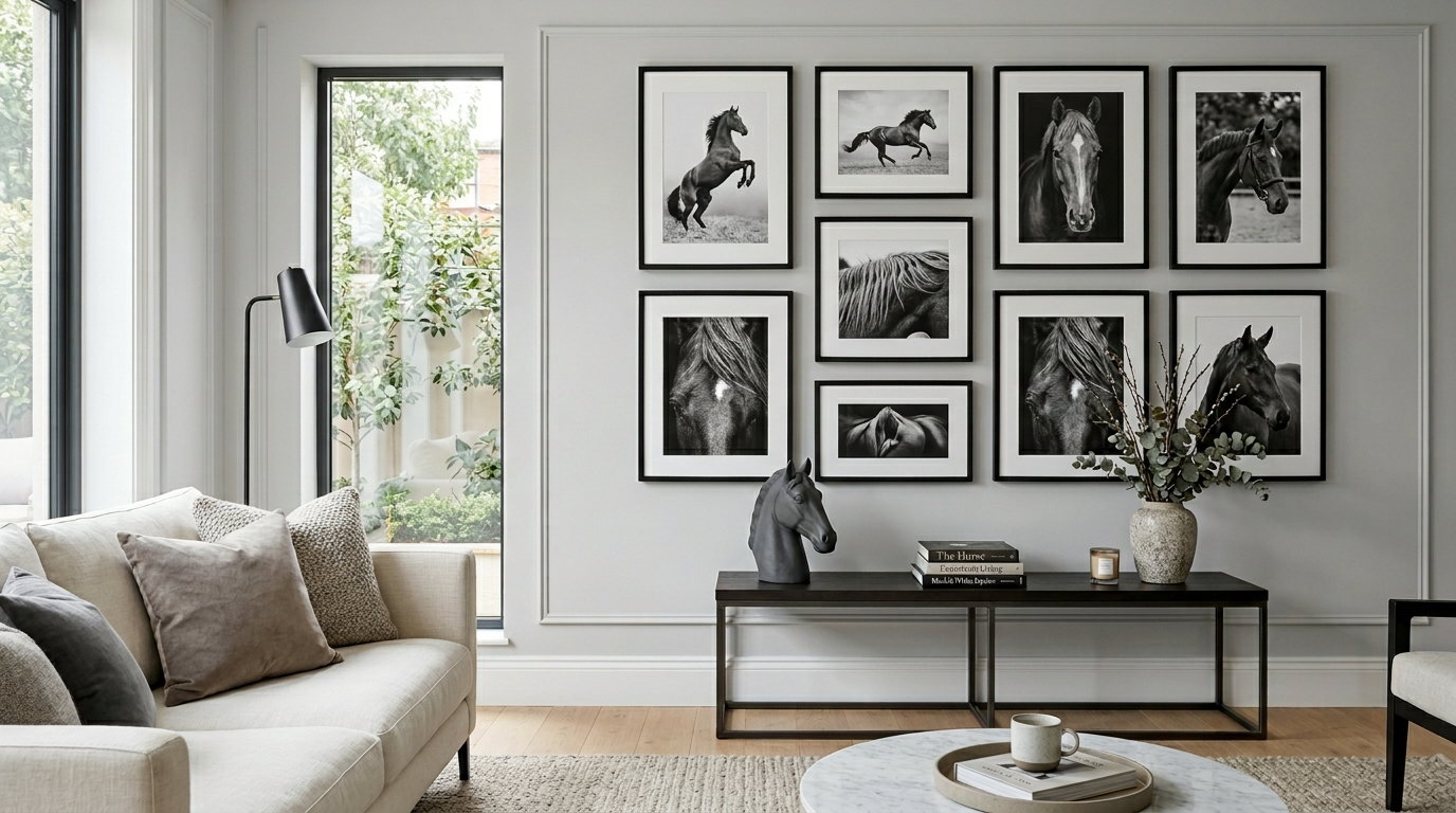 Bring in leather for classic equestrian texture